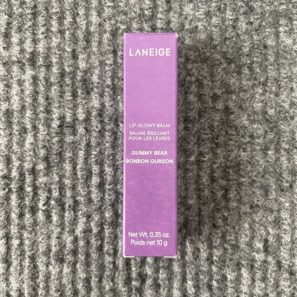 Laneige Lip Glowy Balm - GUMMY BEAR - Full Size 0.35 Oz NEW Authentic